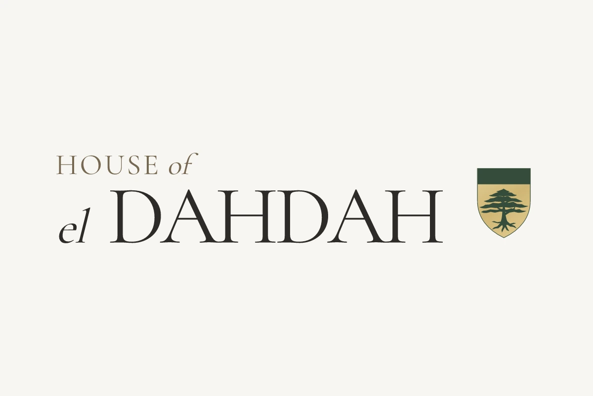 HOUSE of el DAHDAH · project wordmark and green-and-gold shield