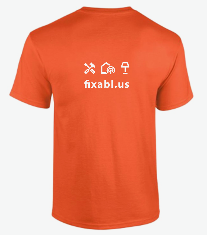 FIXABL garment design mockup from the original apparel studies