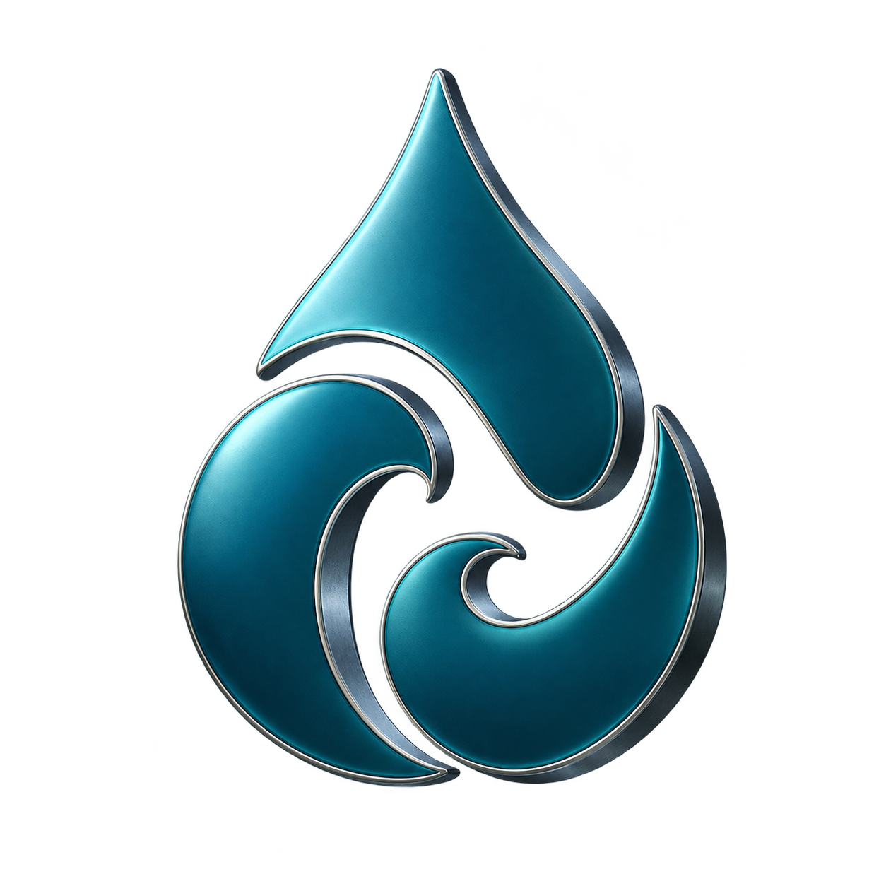 Oceanic continuity compact emblem