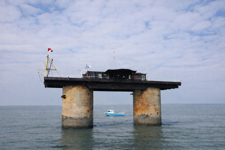 Roughs Tower / image published by the Principality of Sealand.