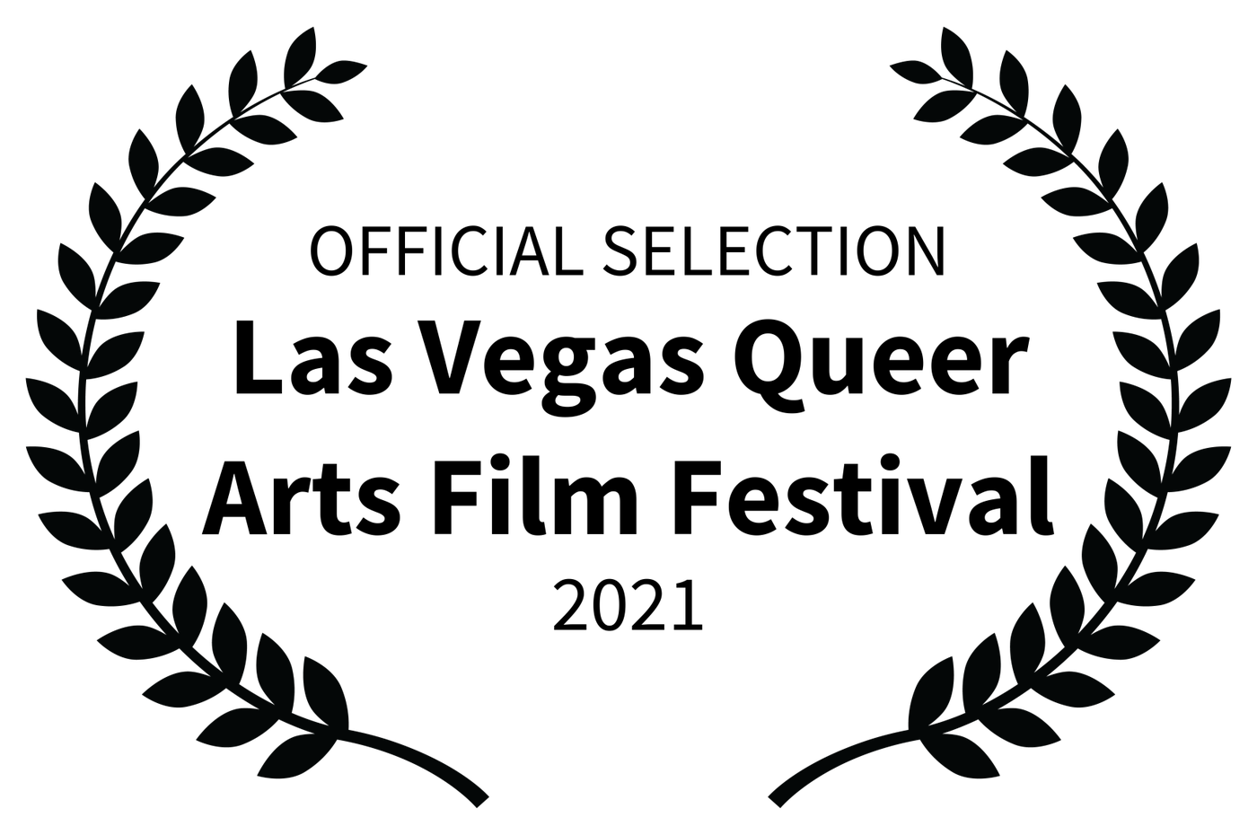 Las Vegas Queer Arts Film Festival · Official Selection · 2021 · laurel supplied for Iridescence