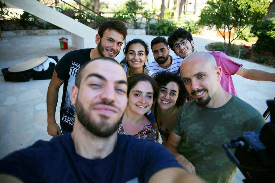 Group photograph from the production of Shafia wa Elias · Shafia wa Elias