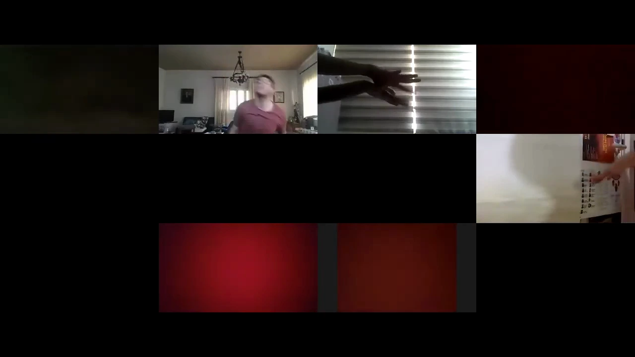 Selected frame from the performance directed by Carine Abboud. · Voice it